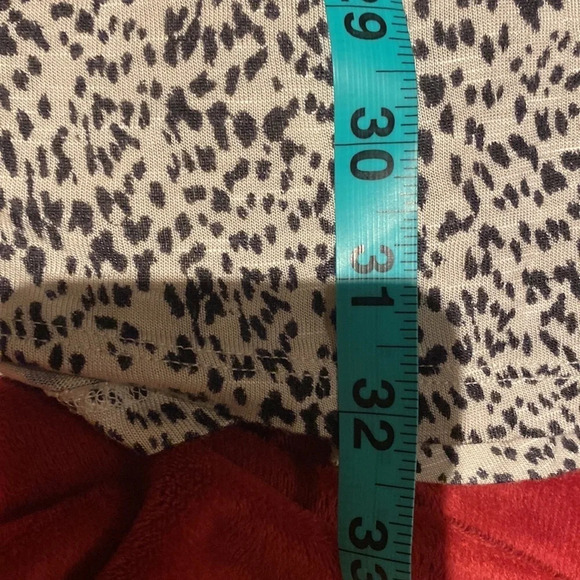 H&M Comfy animal Print long open Cardigan  Sz L - Picture 9 of 15